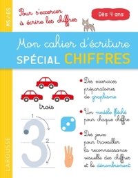 Mon cahier d'écriture, spécial chiffres