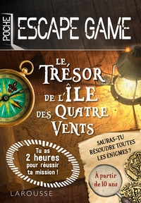 ESCAPE DE GAME DE POCHE - LE TRESOR DE L'ILE DES QUATRE VENTS