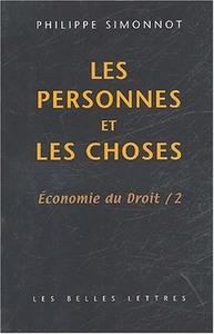 LES PERSONNES ET LES CHOSES - ECONOMIE DU DROIT / 2