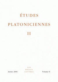 ETUDES PLATONICIENNES II