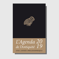 AGENDA DE L'ANTIQUITE 2019 - UNE ANNEE PHILOSOPHIQUE - ILLUSTRATIONS, NOIR ET BLANC