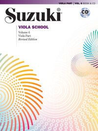 SUZUKI VIOLA SCHOOL VIOLA PART,  VOL 6 - RECUEIL + CD