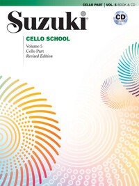 SUZUKI CELLO SCHOOL,  VOL 5 - RECUEIL + CD - REVISED EDITION - VIOLONCELLE