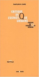 Critique de l'esthétique urbaine