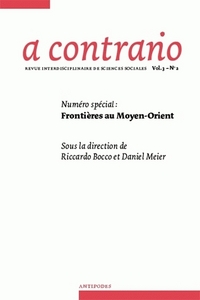 A CONTRARIO, VOL. III/N 2.. FRONTIERES AU MOYEN-ORIENT
