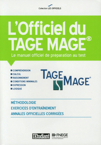 L'officiel du TAGE MAGE - Le manuel officiel de préparation au TAGE MAGE