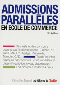 Admissions parallèles en école de commerce 13e édition