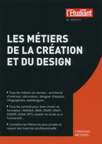 Les métiers de la création et du design 15e édition