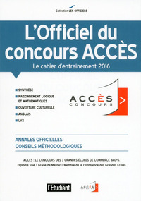 L'Officiel du concours Accès 2016