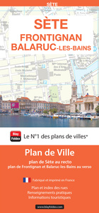 SÈTE, FRONTIGNAN, BALARUC - 2024 - Plan de ville