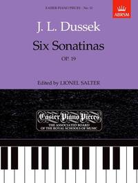 J.L.DUSSEK: SIX SONATINAS OP.19 PIANO