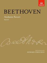 ANDANTE FAVORI PIANO BEETHOVEN PIANO