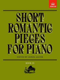 SHORT ROMANTIC PIECES FOR PIANO BOOK 3 PIANO
