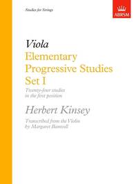 ELEMENTARY PROGRESSIVE STUDIES: VIOLA SET 1