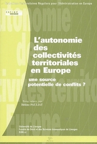 L'autonomie des collectivités territoriales en Europe - une source potentielle de conflits ?