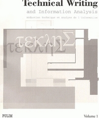 Technical writing and information analysis