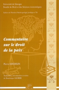 COMMENTAIRE SUR LE DROIT DE LA PAIX