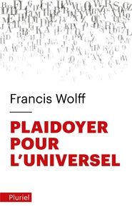 PLAIDOYER POUR L'UNIVERSEL