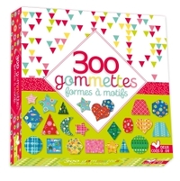 Maxi format - 300 gommettes - Multicolores à motifs