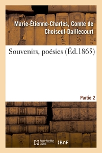 SOUVENIRS, POESIES. 2E PARTIE
