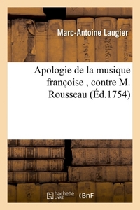 Apologie de la musique franc oise , contre M. Rousseau