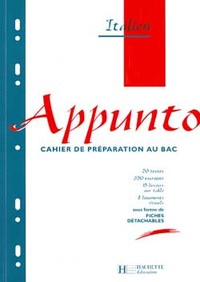 Appunto Tle - Italien - Cahier de l'élève - Edition 1997