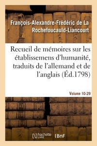 Recueil de mémoires sur les établissemens d'humanité, Vol. 10, mémoire n° 29