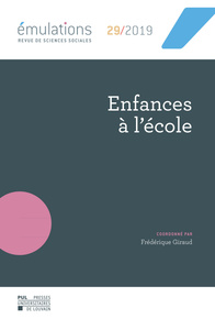 EMULATIONS N 29 : ENFANCES A L'ECOLE