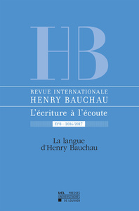 REVUE HENRY BAUCHAU 8 L'ECRITURE A L'ECOUTE