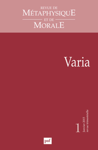 RMM 2015, n° 1