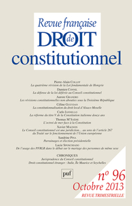 RFDC 2013, n° 96
