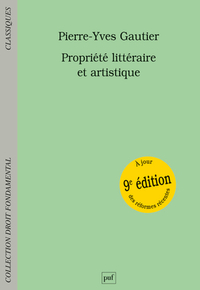 PROPRIETE LITTERAIRE ET ARTISTIQUE (9ED)