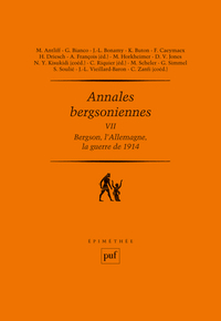 Annales bergsoniennes, VII