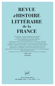 RHLF 2014, n° 4