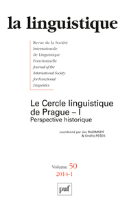 linguistique 2014, vol. 50 (1)