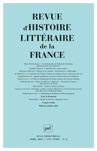 RHLF 2013, n° 2