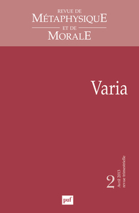 RMM 2013, n° 2