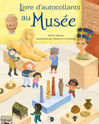 Livre d'autocollants au musée