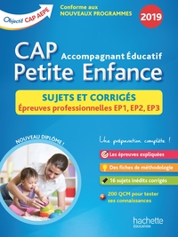 SUJETS CORRIGES 2019 CAP ACCOMPAGNANT EDUCATIF PETITE ENFANCE