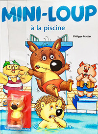 MINI-LOUP A LA PISCINE + 1 FIGURINE
