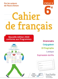 Cahiers de Français 6e, Cahier d'activités