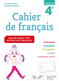 Cahiers de Français 4e, Cahier d'activités