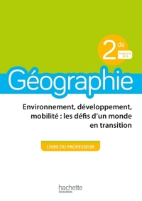 Géographie 2de, Livre du professeur