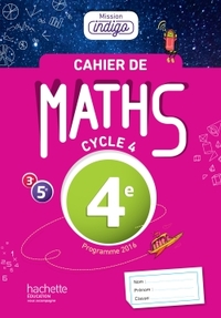 Mathématiques, Mission Indigo 4e, Cahier d'activités