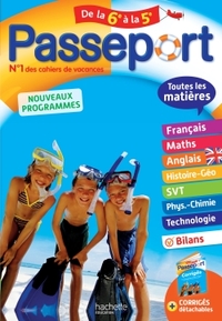 Passeport Toutes les matières - De la 6e à la 5e