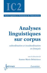Analyses linguistiques sur corpus