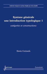 Syntaxe générale, une introduction typologique