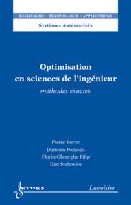 Optimisation en sciences de l'ingénieur. Méthodes exactes