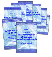 MANUEL D'ELECTRONIQUE POUR LE TRAITEMENT DU SIGNAL (LES 8 VOLUMES)