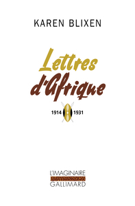 Lettres d'Afrique